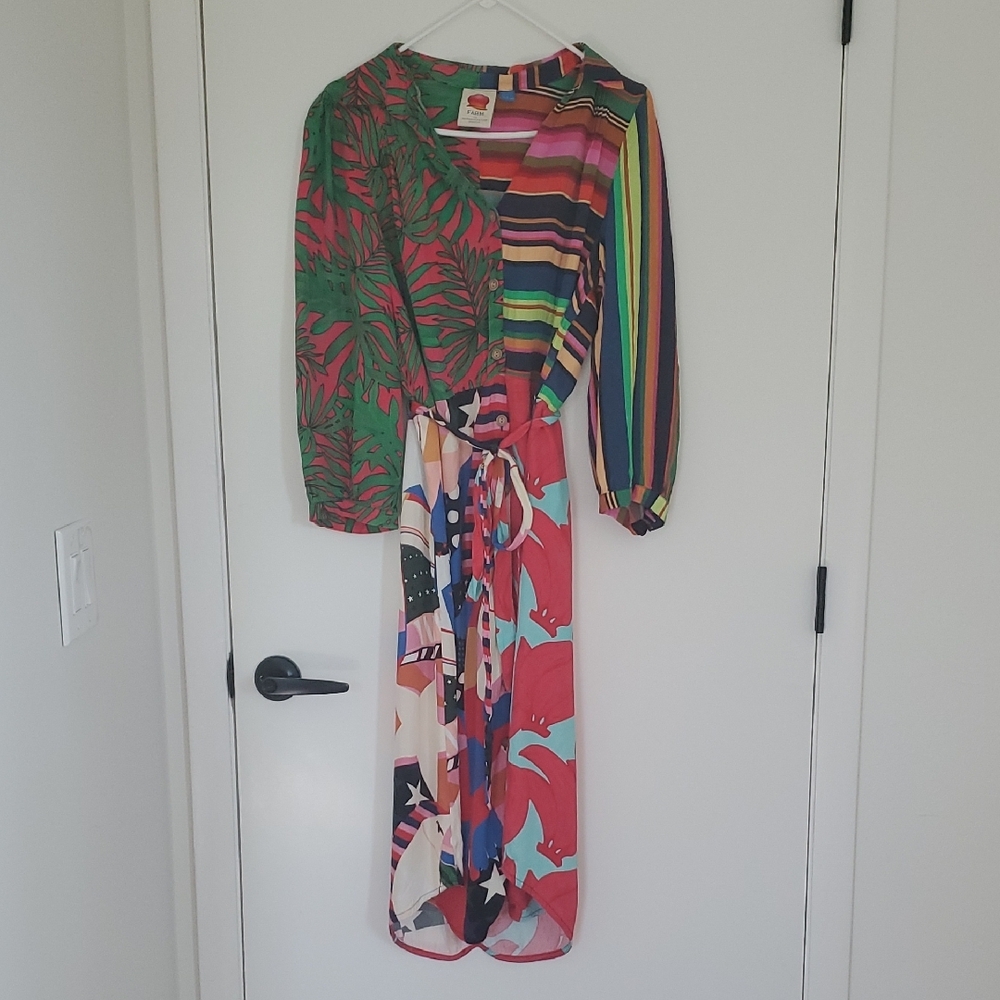Farm Rio Ciela Midi Shirtdress